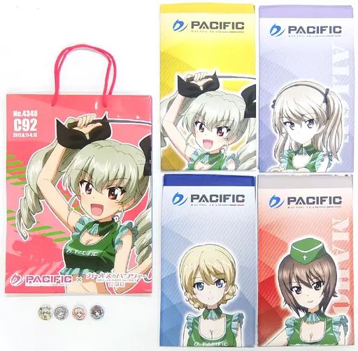 ケイ マフラータオル PACIFIC RACING×ガールズ＆パンツァー 中古】その他雑貨(キャラクター) C92 PACIFIC RACING×ガールズ