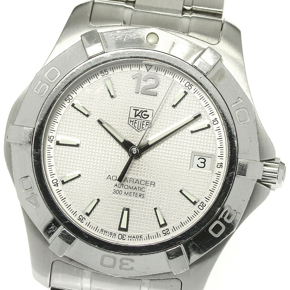 タグホイヤー TAG HEUER WAF2111-0 アクアレーサー デイト 自動巻き メンズ_803329