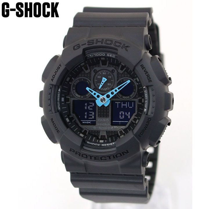 CASIO Gショック GA-100C-8A 海外モデル メンズ 腕時計 カシオ G-SHOCK ジーショック gショック g-shock 時計  gshock アナデジ アナログ デジタル - メルカリ