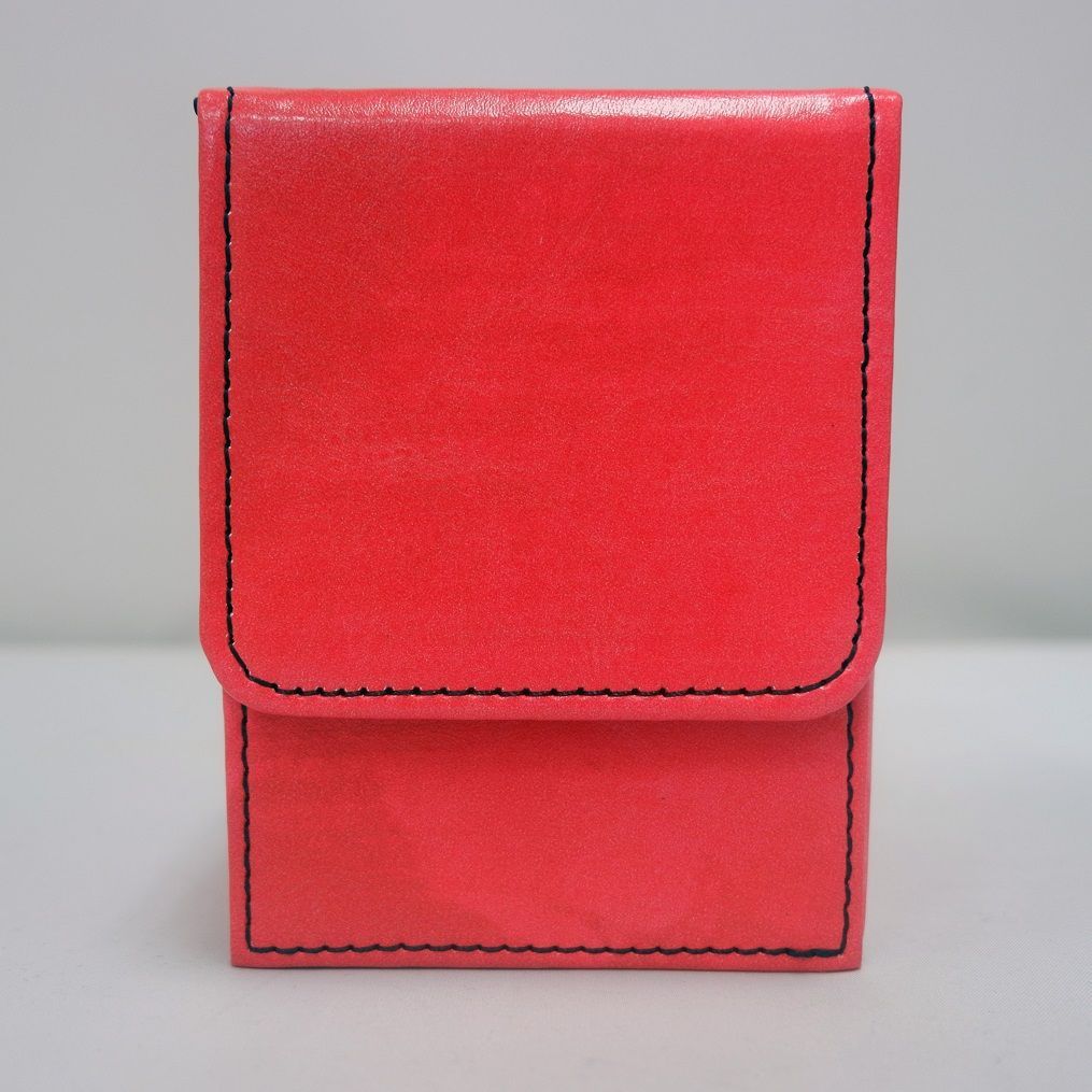 PUレザーデッキケース【絵具 赤】 - メルカリ