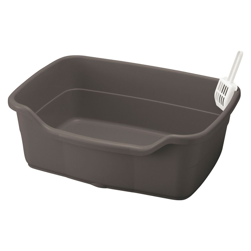 同梱不可 10個セット リッチェル ラプレネコトイレ深型60ダークグレー