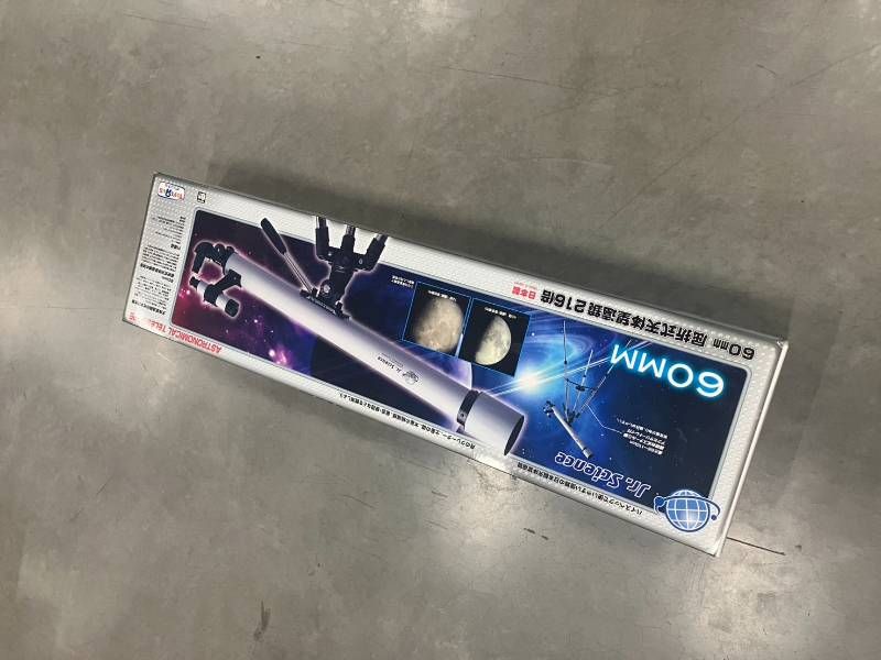 送料無料】トイザらス ジュニアサイエンス 屈折式天体望遠鏡 60mm 216