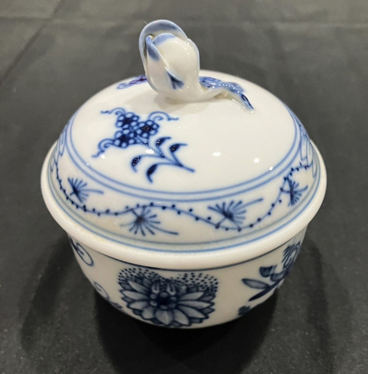 meissen マイセン シュガーポット ブルーオニオン 1点