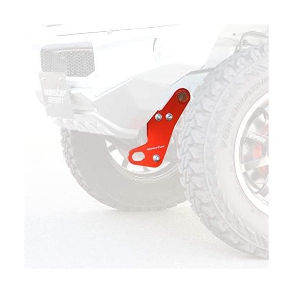 MONSTER SPORT 牽引フック単体 フロント左用 ジムニー JB64W |ジムニーシエラ JB74W 798515-5500M レッド