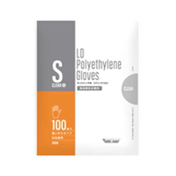 川西工業 ポリエチレン手袋 2016 S 100枚入X100袋 使い捨て手袋 使いきり手袋