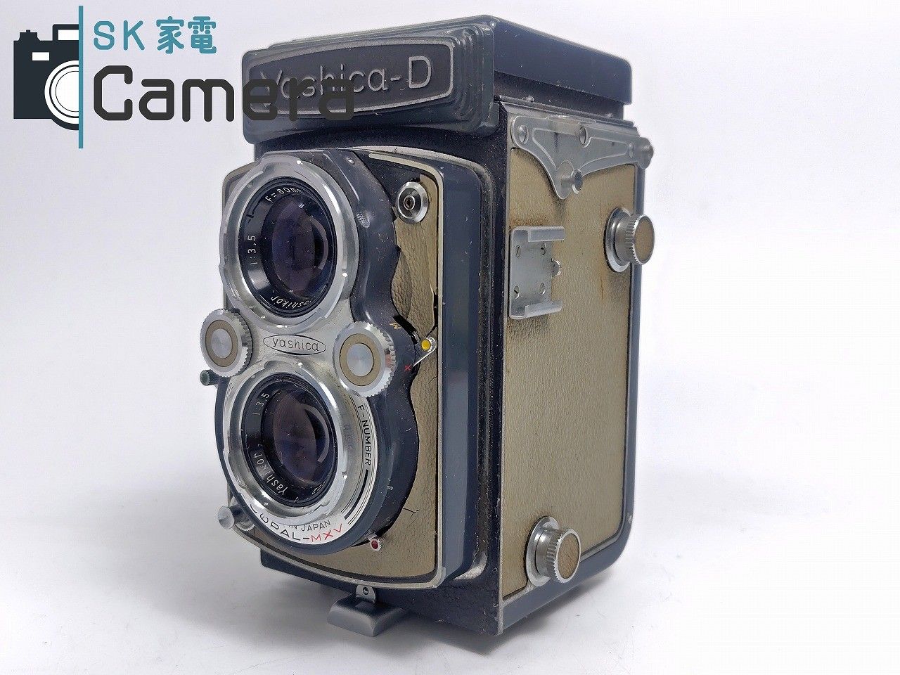 カメラ〉YASHICA ヤシカ Yashica-D 80mm F3.5 二眼カメラ レトロ