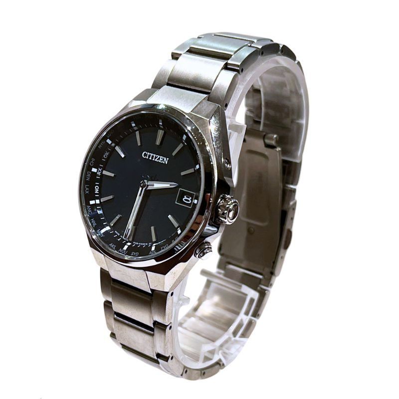 CITIZEN シチズン 腕時計 ATTESA Eco-Drive H149-S118921 CB1120-50L 電波ソーラー ネイビー文字盤  稼働品 メンズ 【美品】 22407K7 - メルカリ