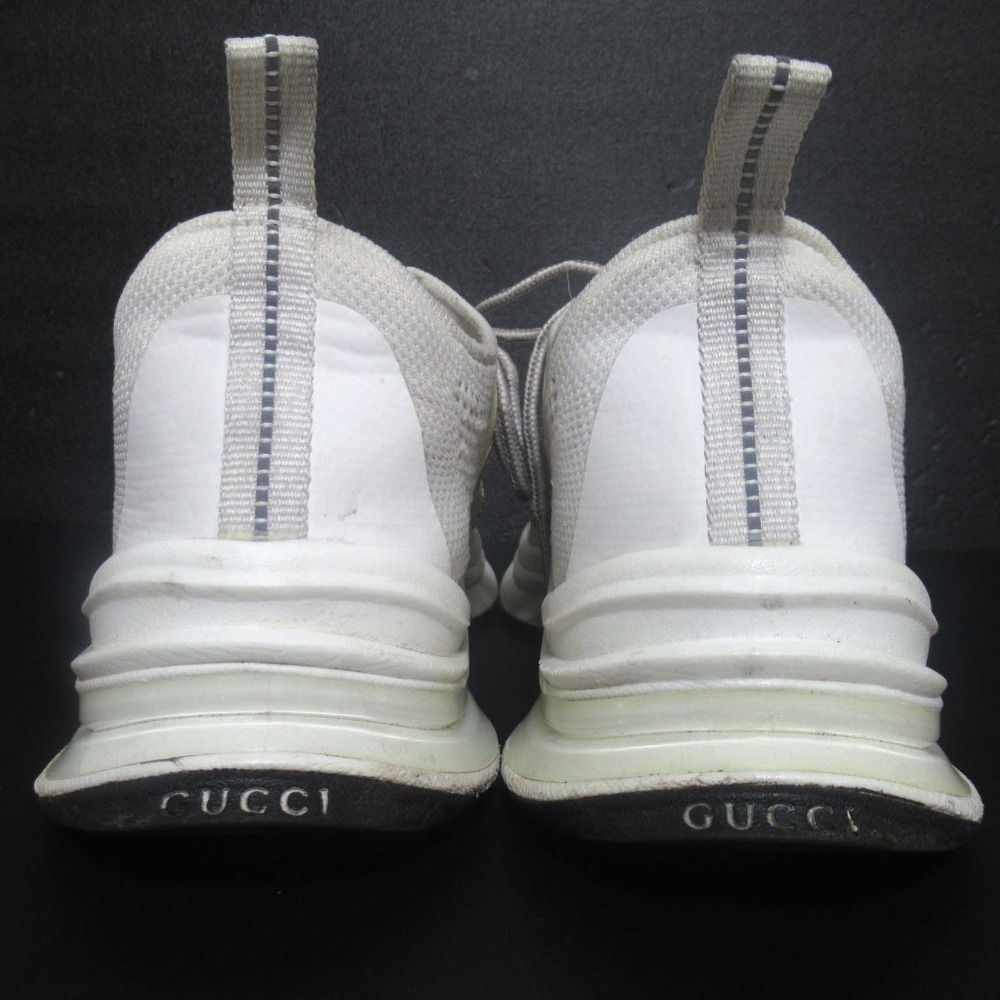 良品 GUCCI グッチ RUN ラン テクニカルニット スニーカー