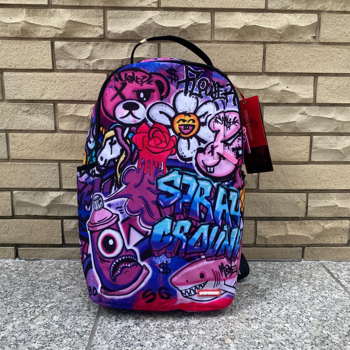 米国仕様 SPRAYGROUND コンプリケーテッド 総柄 ストリート