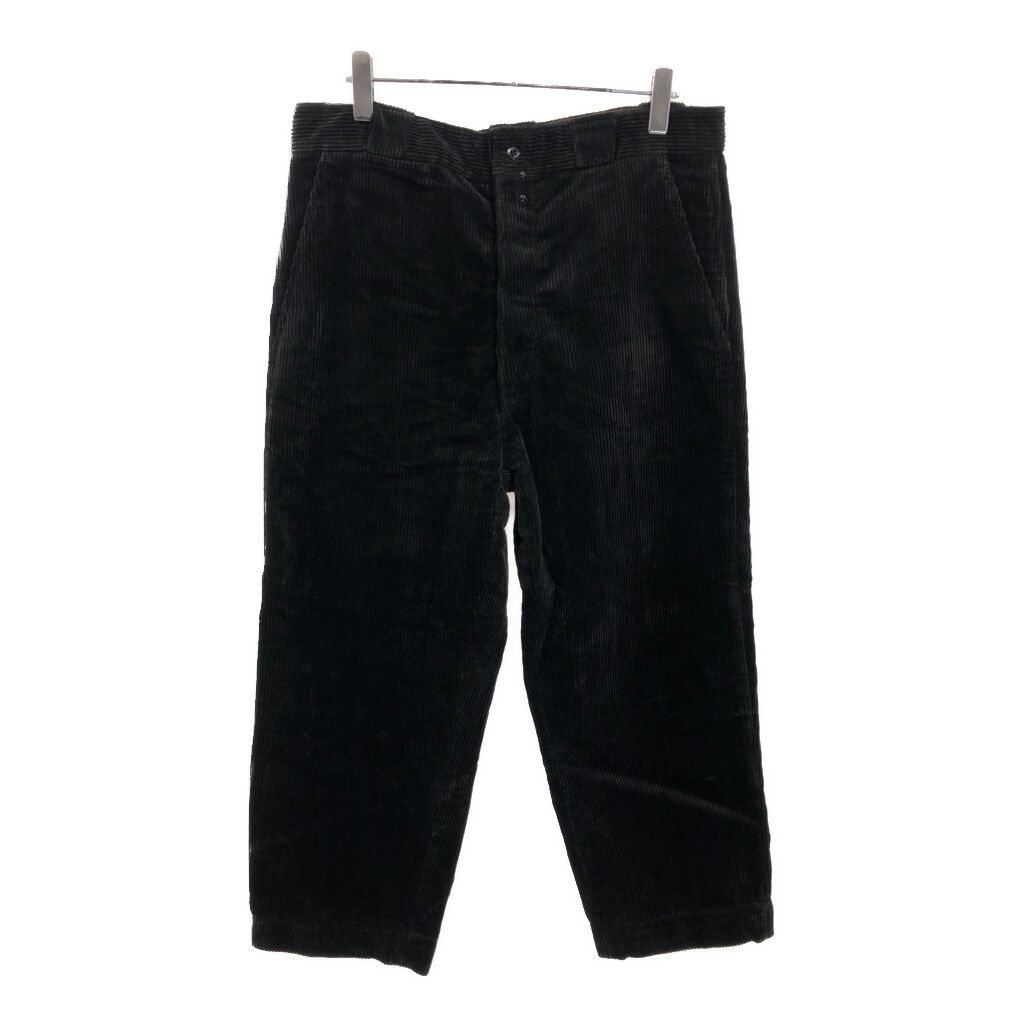50年代 Le CHAT VERT フレンチワーク コーデュロイパンツ ヴィンテージ ユーロ ブラック メンズ W34相当 古着 V0045