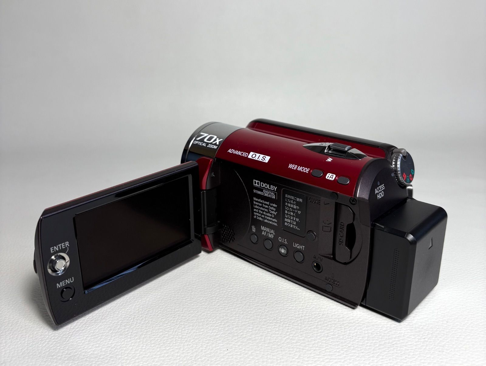 Panasonic SDR-H80 ビデオカメラ HDD 60GB Panasonic SDR-H80 60GB HDD