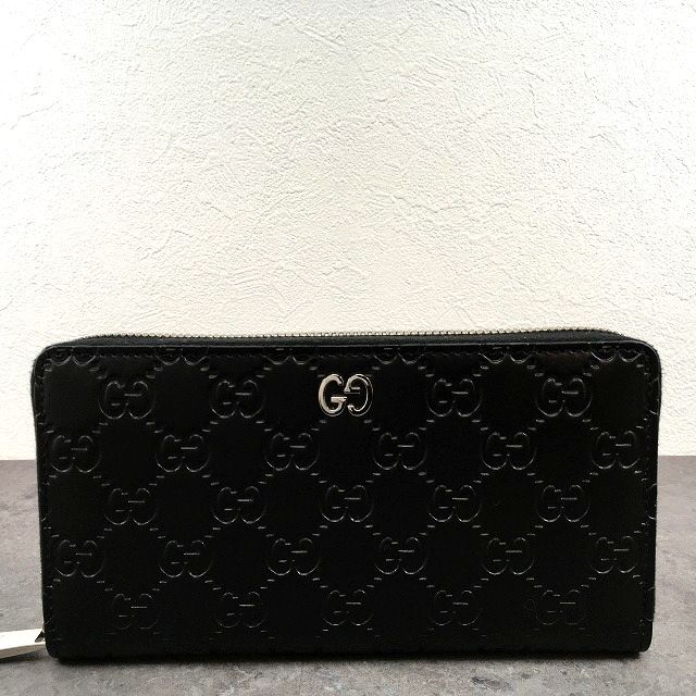 250 送料込み！ 未使用品 GUCCI ジップウォレット 473928 ブラック  