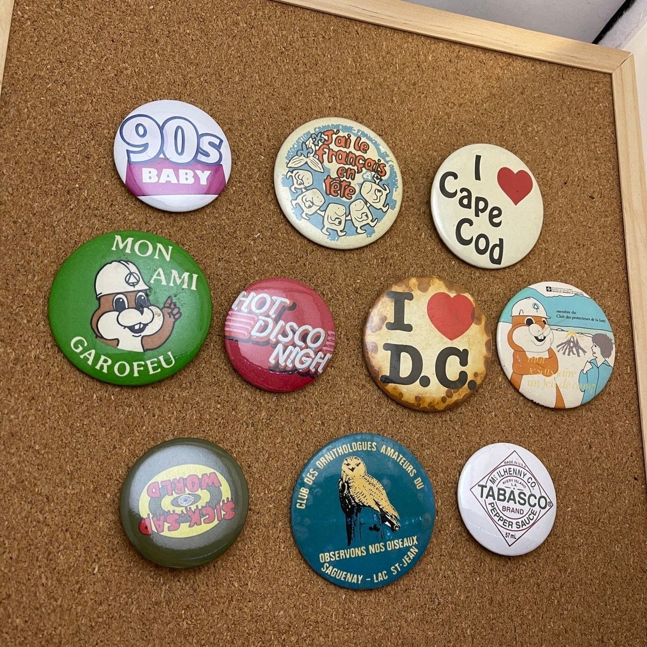 缶バッジ ビンテージ アンティーク BN 50s ~ 60s 70s 80s 90s 00s 小物