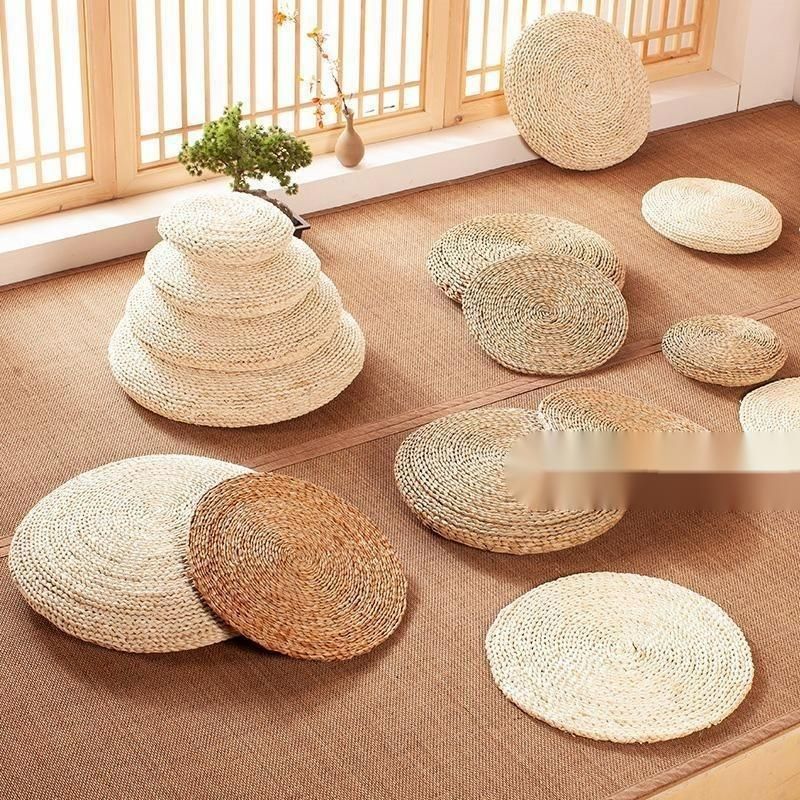 円座 座布団 シーグラス製 シートクッション 丸座布団 ざぶとん 和室 