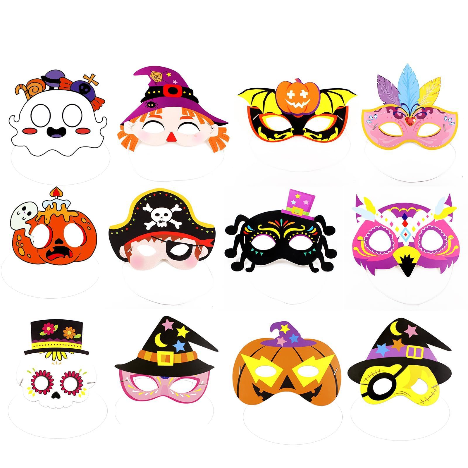 売切注意 お早めに お面 子供 紙製 大人 カボチャ コスプレ 仮装 紙マスク 変装 ハロウィン 小物 仮面舞踏会 PLAYER 学園祭 BEAUTY パーティー