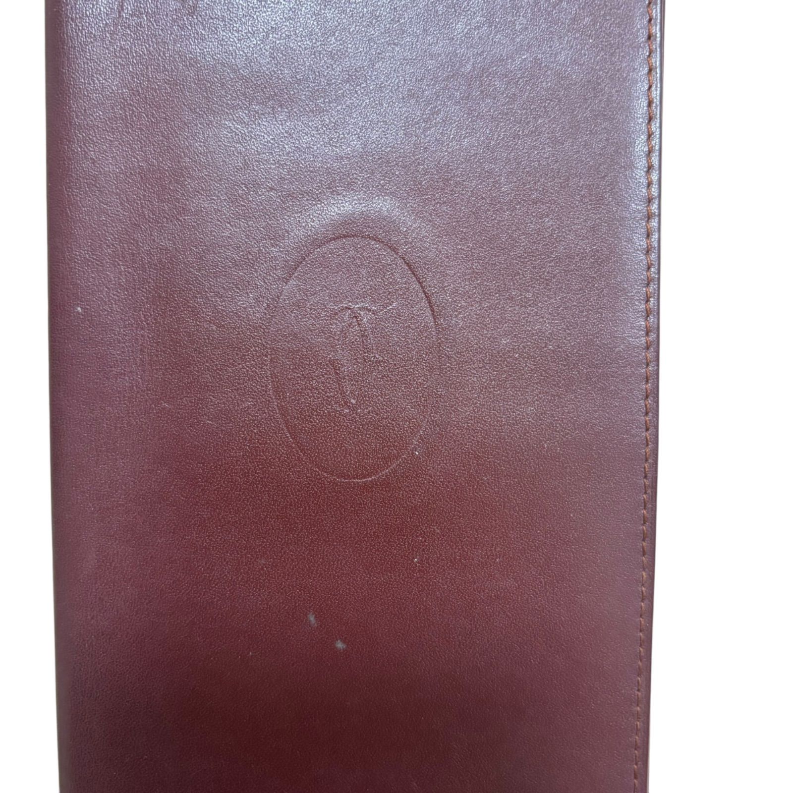 RE98 Cartier カルティエ 長財布 マストライン ボルドー レッド RE98 Cartier カルティエ 長財布 マストライン ボルドー レッド