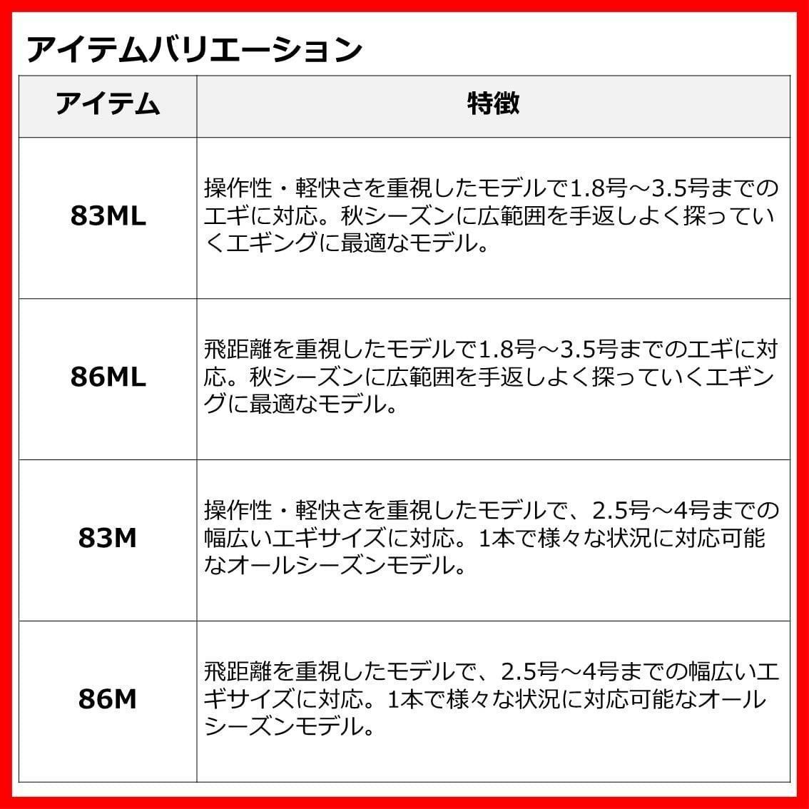 激安！】ダイワ(DAIWA) エギングロッド エントリーモデル エギングX