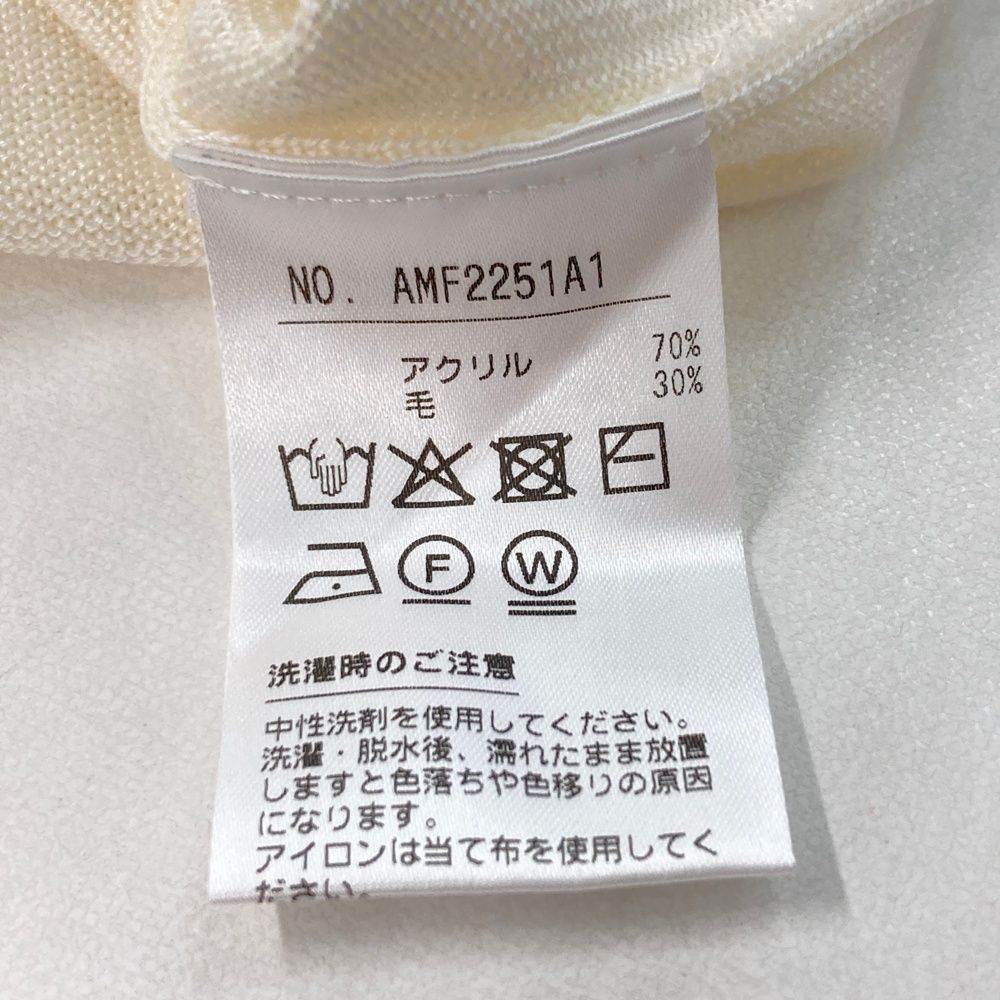 サイズ：LL AND PER SE アンパスィ ウール混 Vネック ニット
