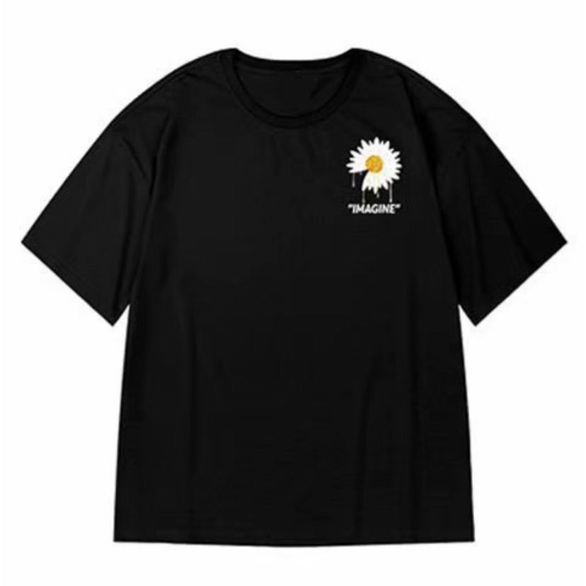 新品】デイジー柄 半袖 Tシャツ 花柄 メンズ レディース オーバー