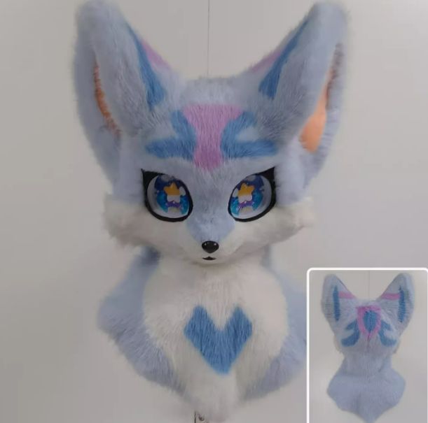 着ぐるみヘッド 犬 短毛タイプ NO.16 最 猫 全頭ヘッド ケモノ マスク ファースーツ ぬいぐるみ コスプレ コスチューム kigurumi