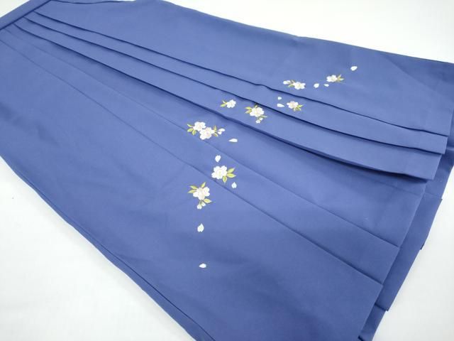 平和屋着物●女性 行灯袴 総刺繍 舞桜文 暈し染め 金糸 洗える着物 DAAW5810ud