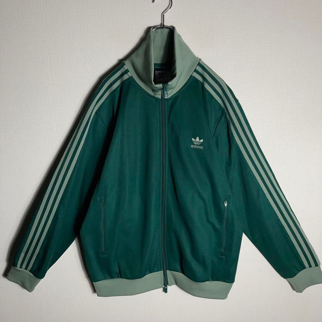 美品/3XLサイズ】adidas ジャージ トラックジャケット 緑 - メルカリ