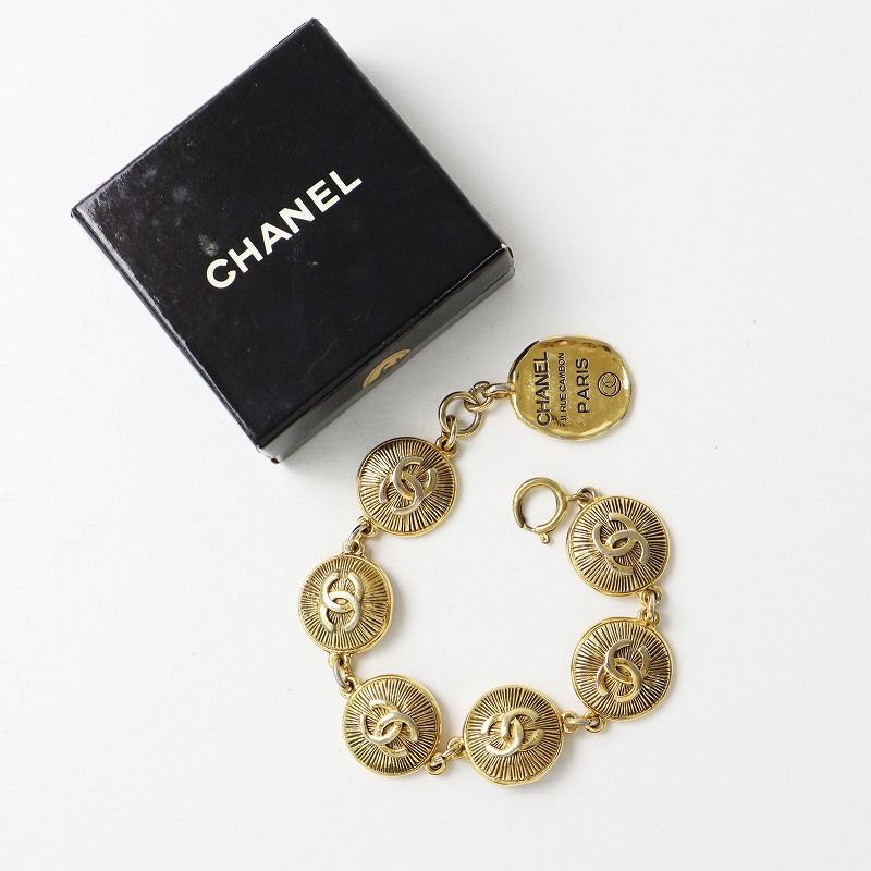 ヴィンテージ シャネル CHANEL ココマーク ブレスレット