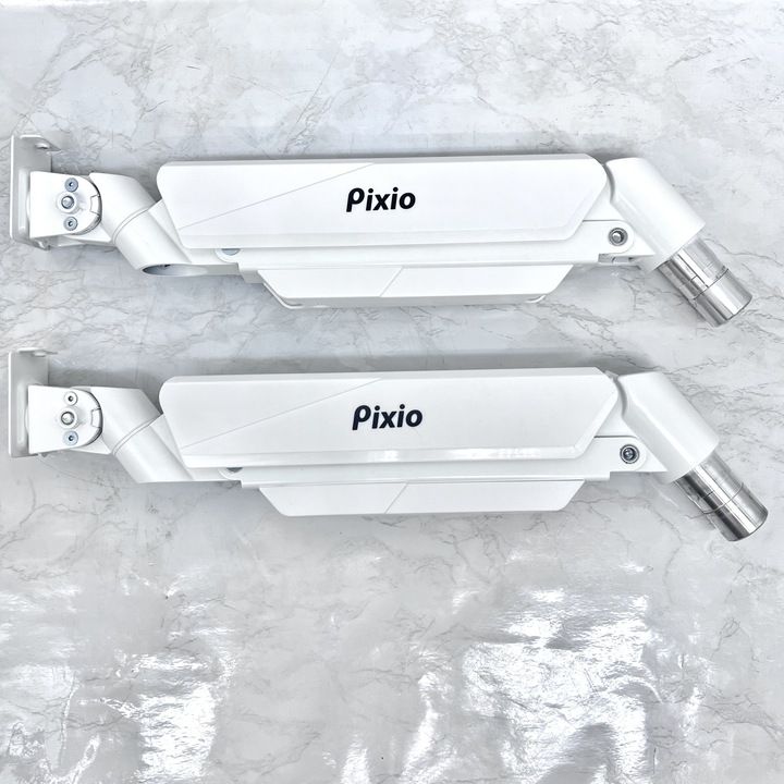 【中古/良品】Pixio PS2D White デュアルモニターアーム Amazon.co.jp: Pixio PS2D ホワイト ウルトラワイド 高耐久