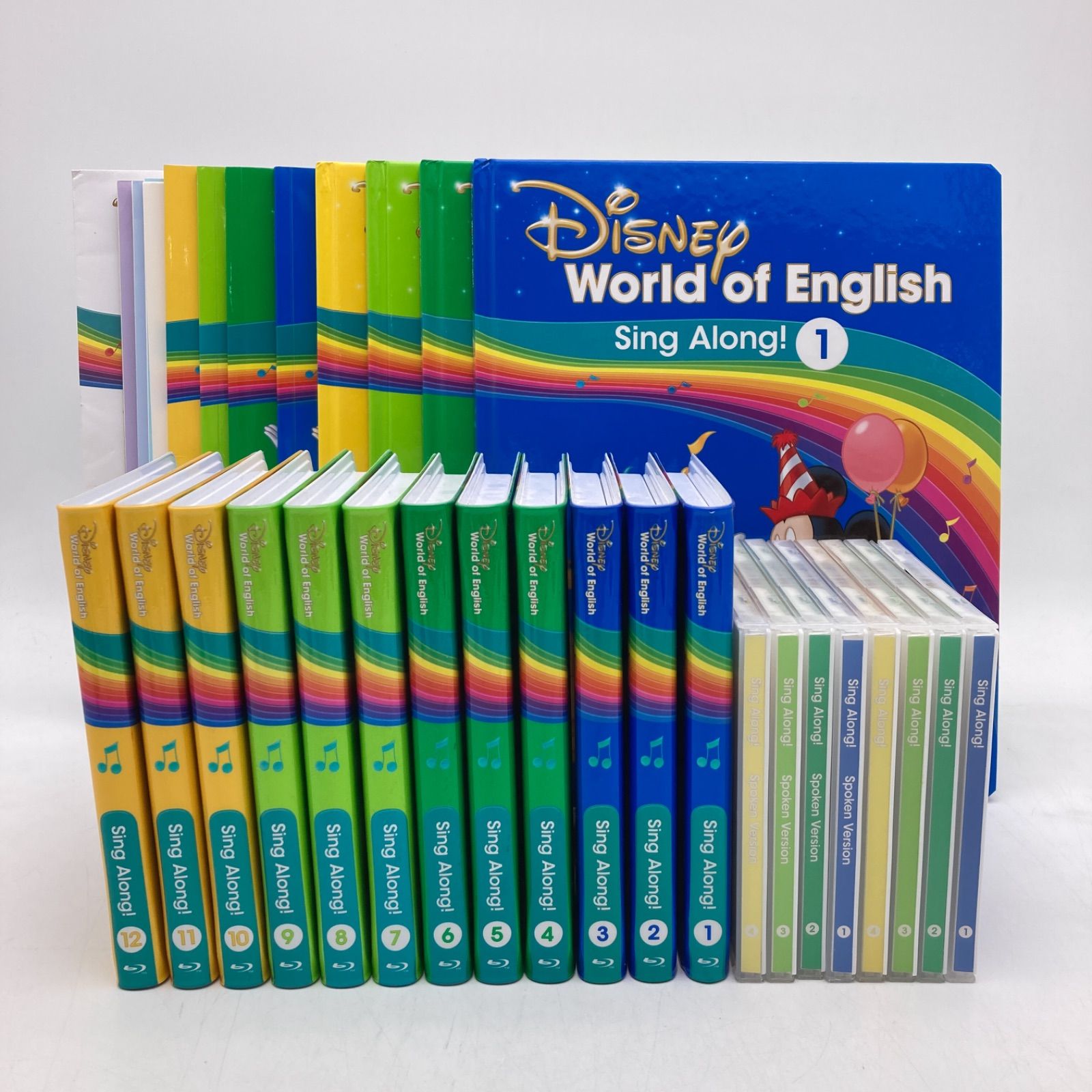 ディズニー英語システム　DVD シングアロング絵本セット　正規購入　DWE新子役 ディズニー 英語 システム シングアロング フルセット DVD CD