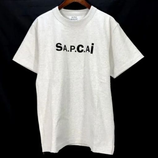 A.P.C. SACAI アーペーセー コラボ 半袖 Tシャツ 21SS サイドジップ