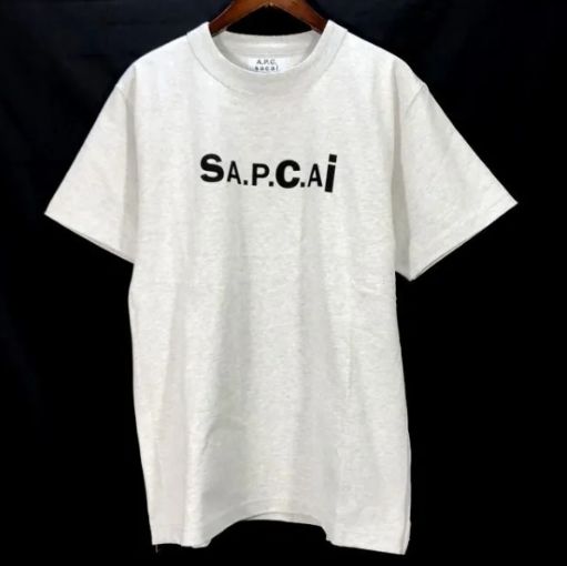 A.P.C. SACAI アーペーセー コラボ 半袖 Tシャツ 21SS サイドジップ  