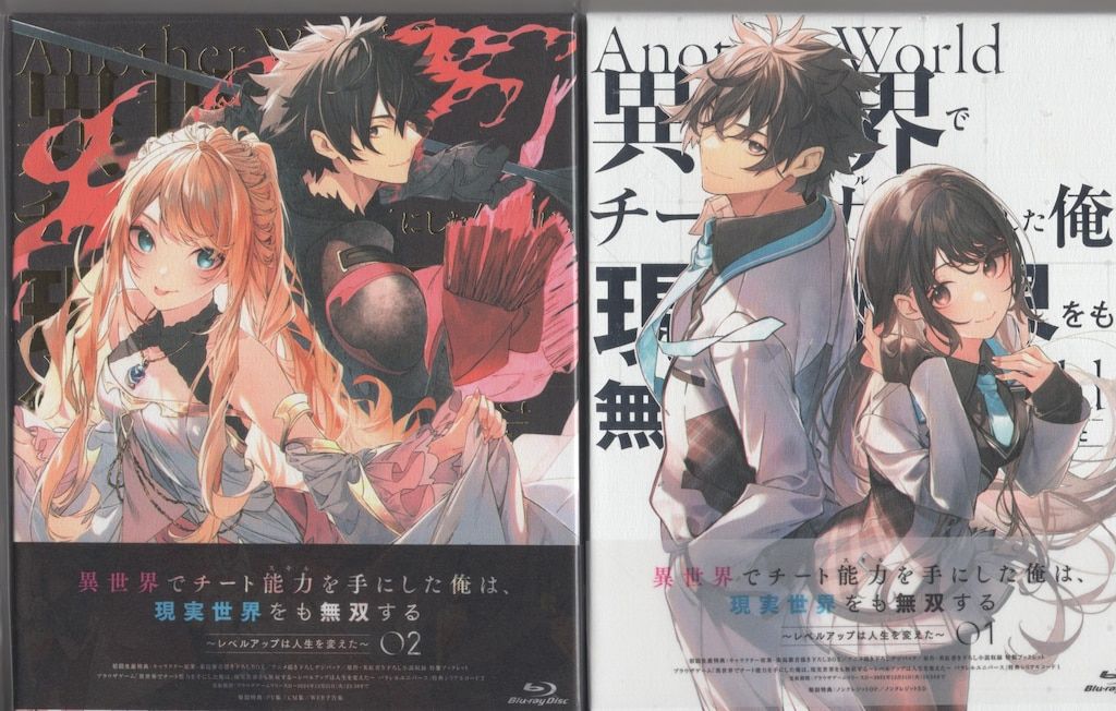 アニメBlu-ray 初回 異世界でチート能力を手にした俺は 現実世界をも無双する 上下巻セット