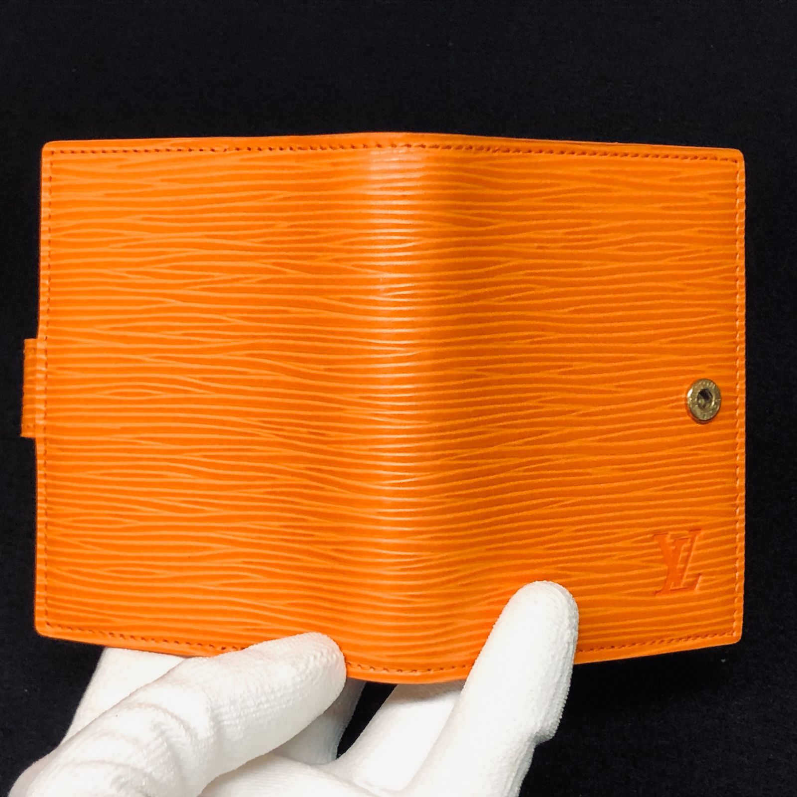  m 001 Y 1 10 ルイヴィトン アジェンダミニ エピ マンダリン コンパクト手帳カバー オレンジ R 2007 H TH 0073 Louis Vuitton Agenda Card er 手帳 手帳 日記 家計簿