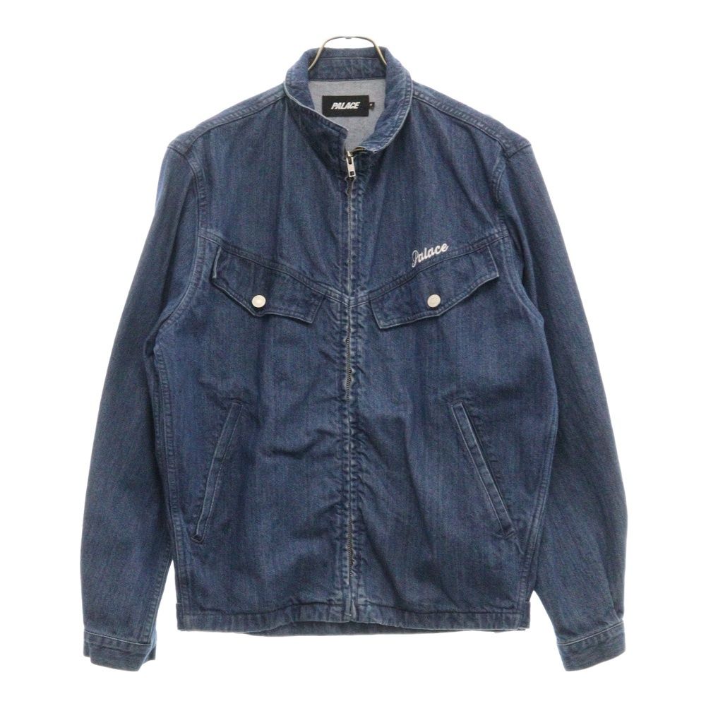 Palace Skateboards (パレススケートボーズ) DENIM ZIP FUNNEL JACKET ジップアップ デニムジャケット  ブルゾン インディゴ - メルカリ