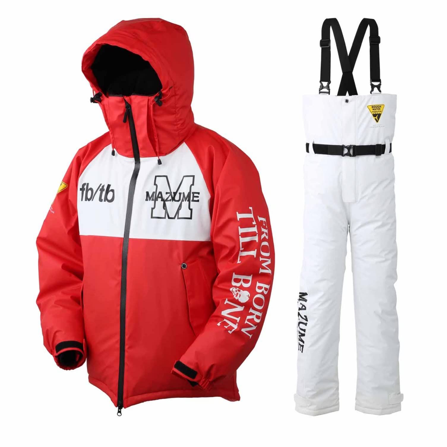 マズメ] ROUGH WATER ALL WEATHER SUIT (ラフウォーターオールウェザースーツ) POP MZFW-632 レッド -  メルカリ