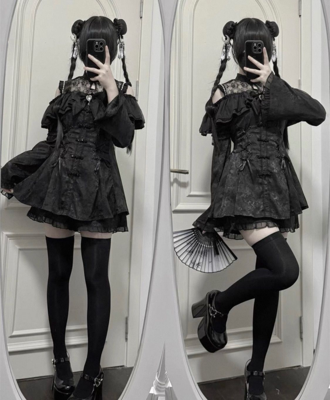 ameri vintage CARTOGRAPHIC PATTERN DRESS CARTOGRAPHIC PATTERN