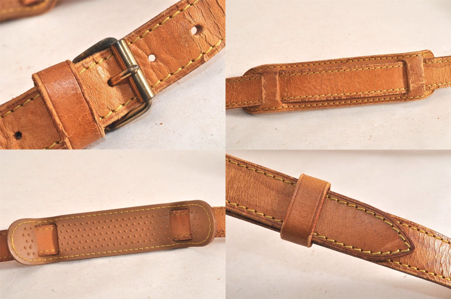 Louis Vuitton レザー ストラップ ベージュ　値下げ可 Louis Vuitton レザー ストラップ ベージュ 値下げ可