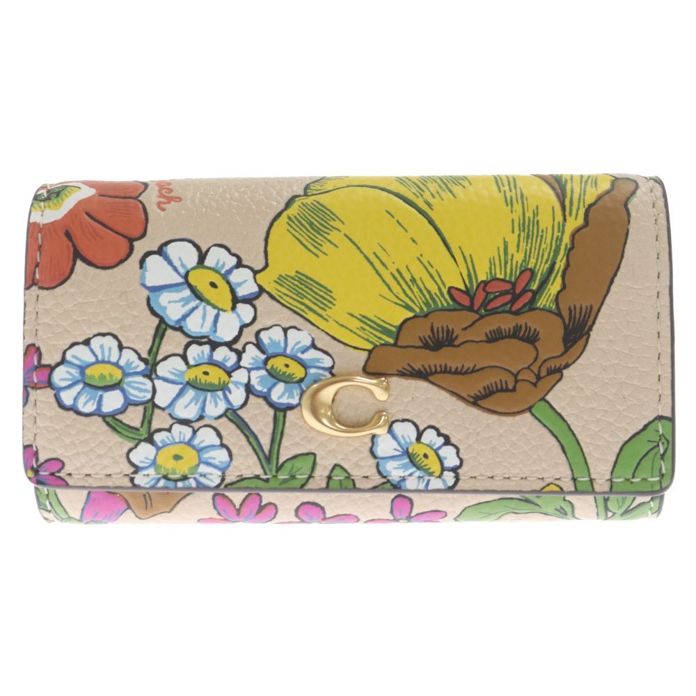 COACH (コーチ) フローラルプリント キーケース マルチ B2380 CK734
