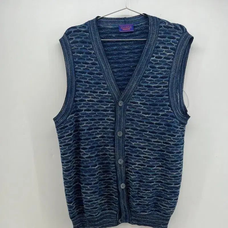 【雷市場（ポンジャン）商品韓国直送】xl EXAMPLE MISSONI(ミッソーニ) ストライプ ヴィンテージ ユニーク ニットベスト 夏