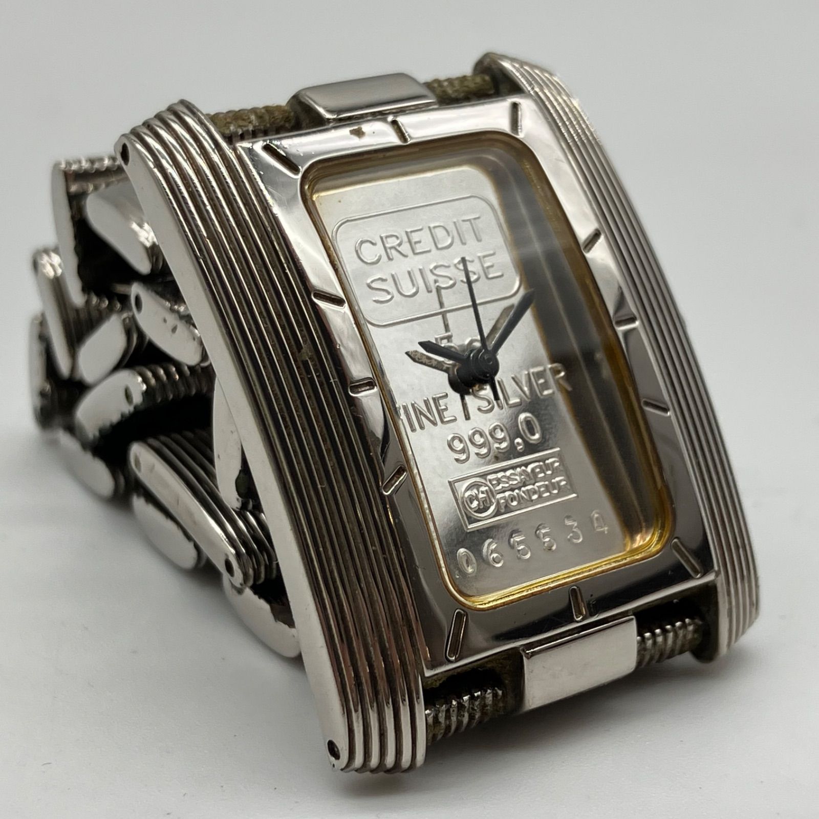 お買い得】CREDIT SUISSE 腕時計 INGOT 5g FINE SILVER 999.0