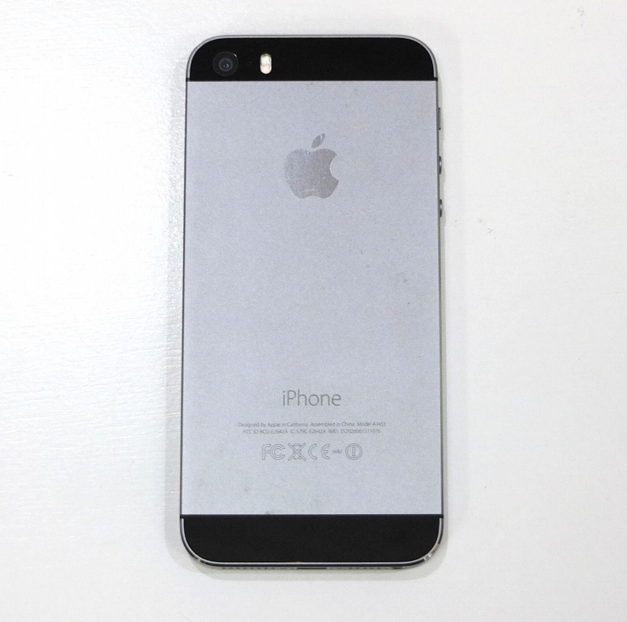 iPhone5S 16GB SBM・docomo〇 ME332J/A SIMロック有り 本体のみ Apple アップル スペースグレイ 【中古】  JA-17145