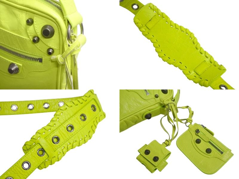 BALENCIAGA バレンシアガ Le Cagole ショルダーバッグ イエロー
