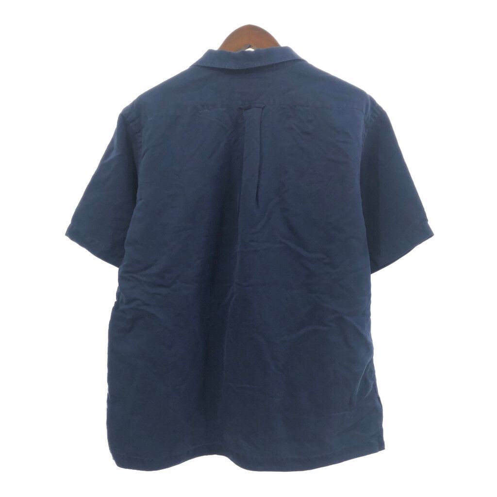 POLO by RALPH LAUREN リネンシルク オープンカラー半袖シャツ 90S ポロ ラルフローレン シルク リネン 開襟 半袖シャツ