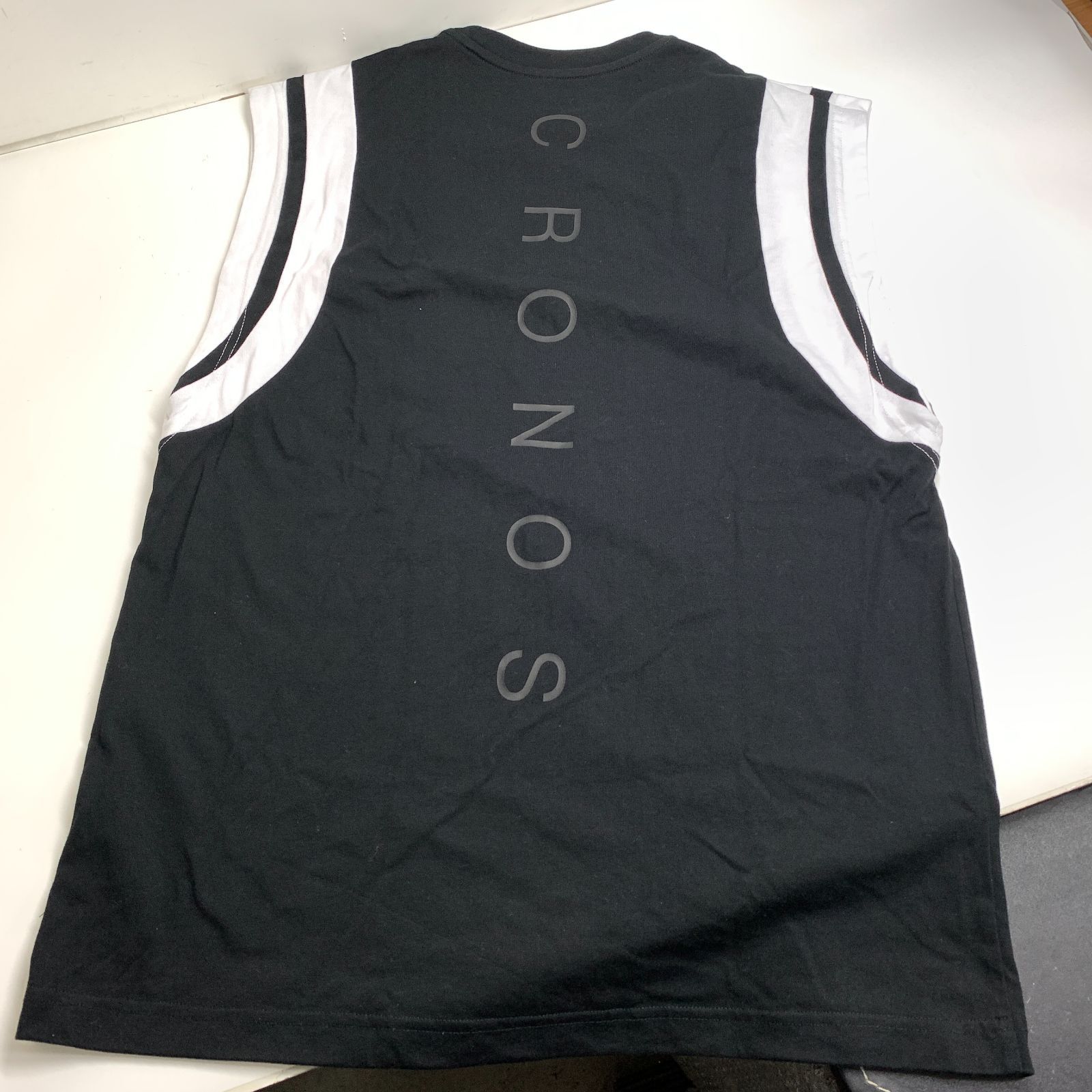 f001 G CRONOS シャツ ランニングシャツ ノースリーブ 黒 サイズ