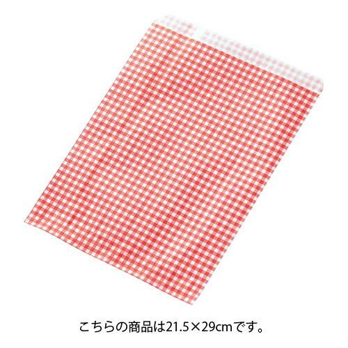 ギンガムチェック レッド 21.5×29 2000枚 61-800-82-11 
