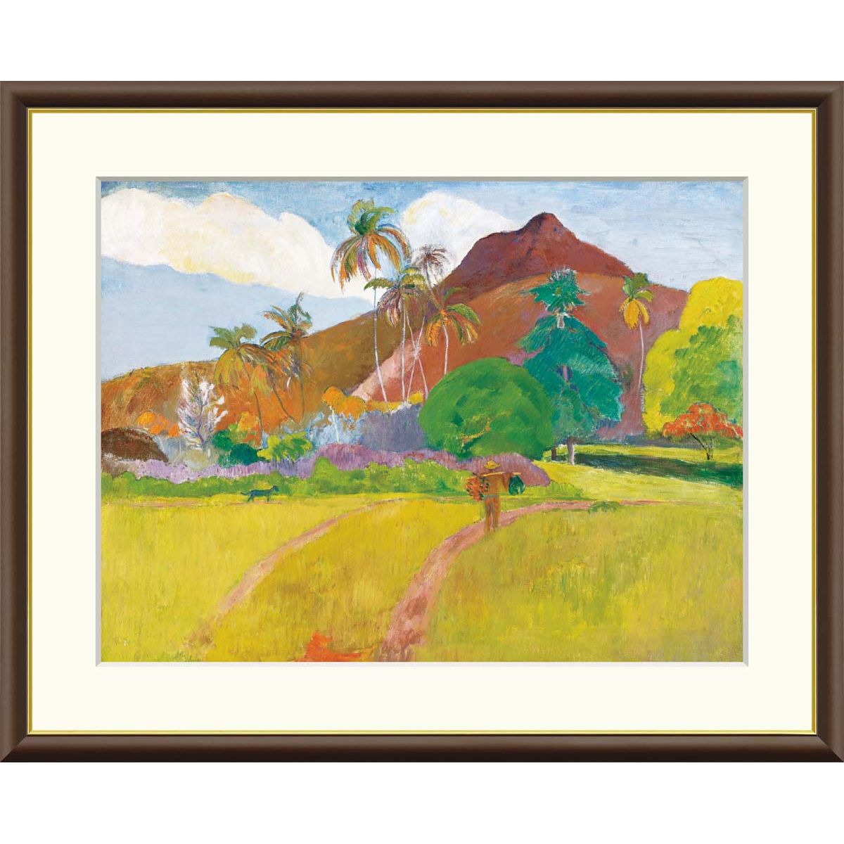 ポール・ゴーギャン、【タヒチの女】、希少な画集画より ゴーギャン