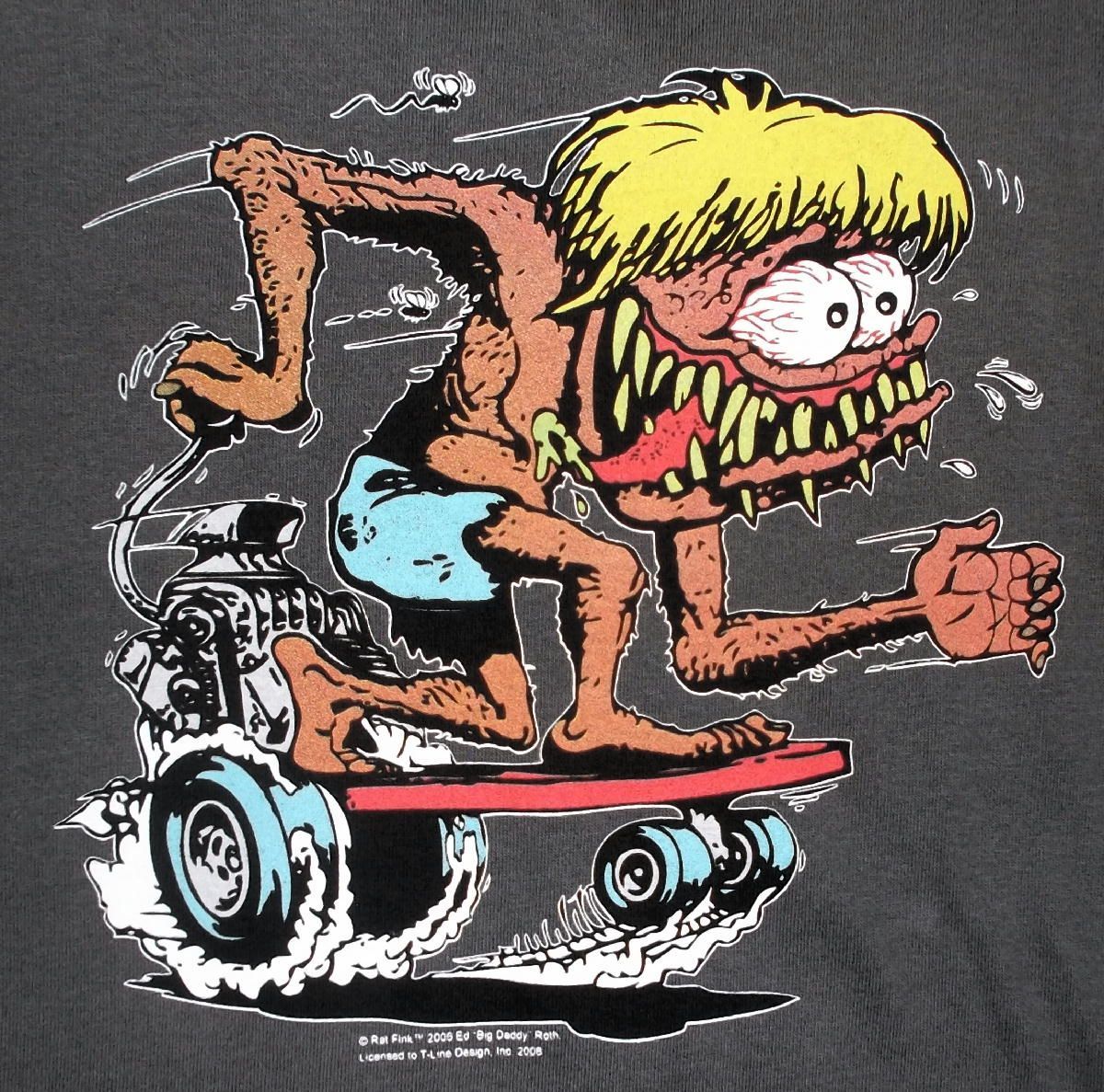 サイド ウォーク サーファー Tシャツ Side Walk Surfer エド・ロスモンスター Rat Fink 正規品