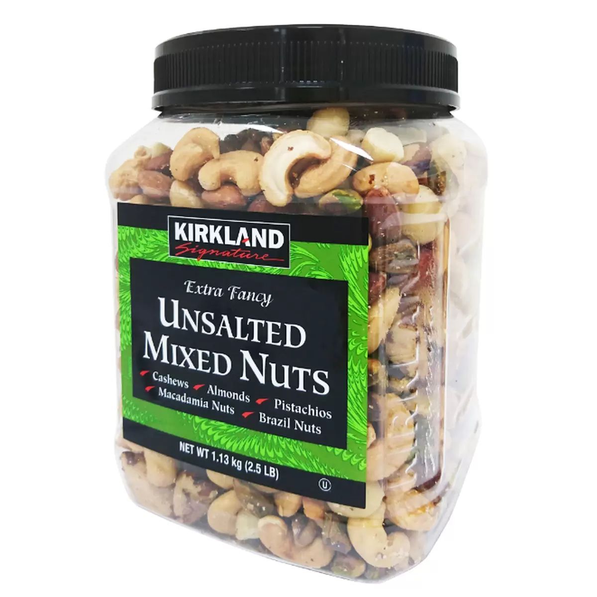 Mixed　Kirkland　ミックス・ナッツ　1.13kg　メルカリ　Signature　1.13kg　Unsalted　Nuts　カークランドシグネチャー　無塩