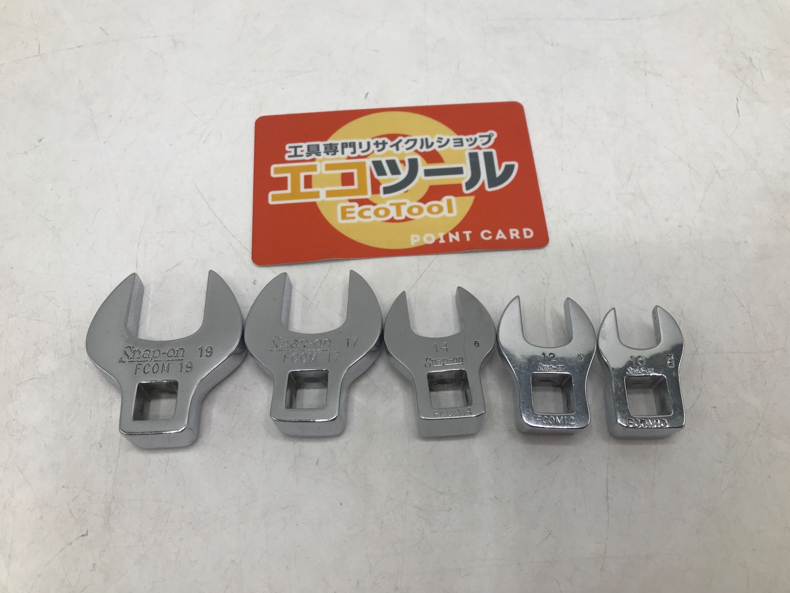 品 Snap-on|スナップオン 3|8クロウフットオープンエンド FCOM ITGL2ZHMG2W3 エコツール岡崎岩津店 M02