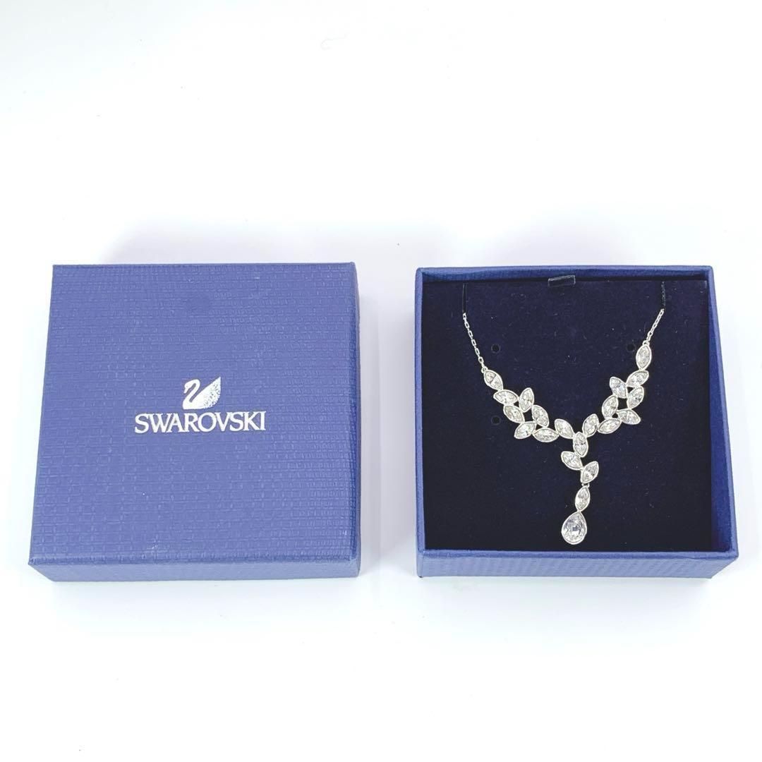 SWAROVSKI スワロフスキー クリスタル ネックレス シルバー パーティー 